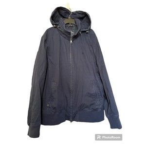 Brooks Brothers navy‎ blue hooded Jacket size XL